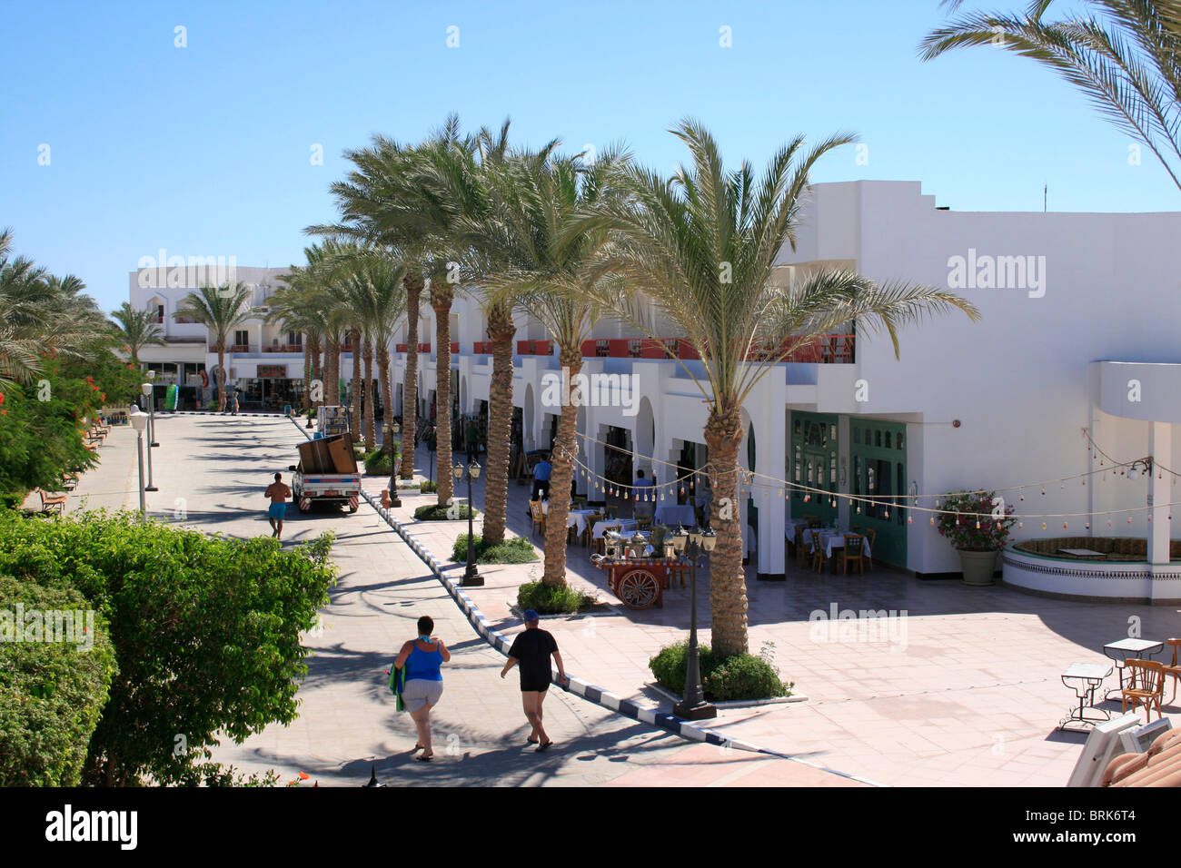 Il Barone Boulevard, Sharm El Sheihk, Egitto Foto Stock