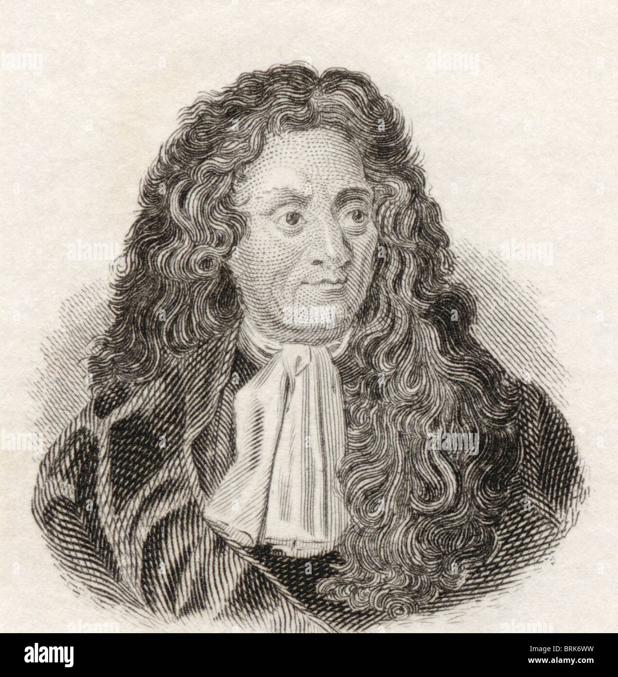 Jean de La Fontaine, 1621 a 1695. Fabulist francese e poeta. Foto Stock