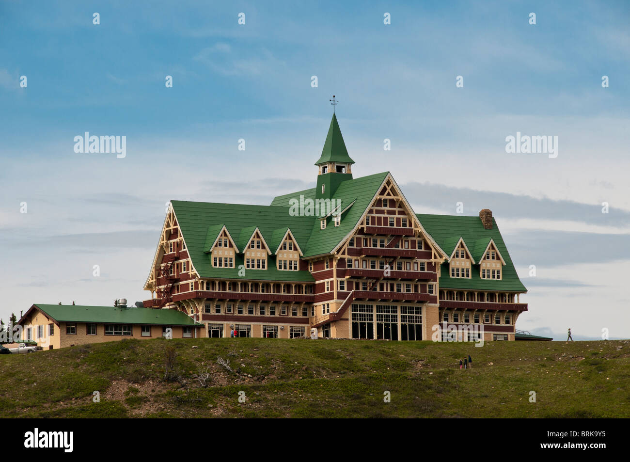 Prince of Wales Hotel, Waterton Park, Alberta, Canada. Foto Stock