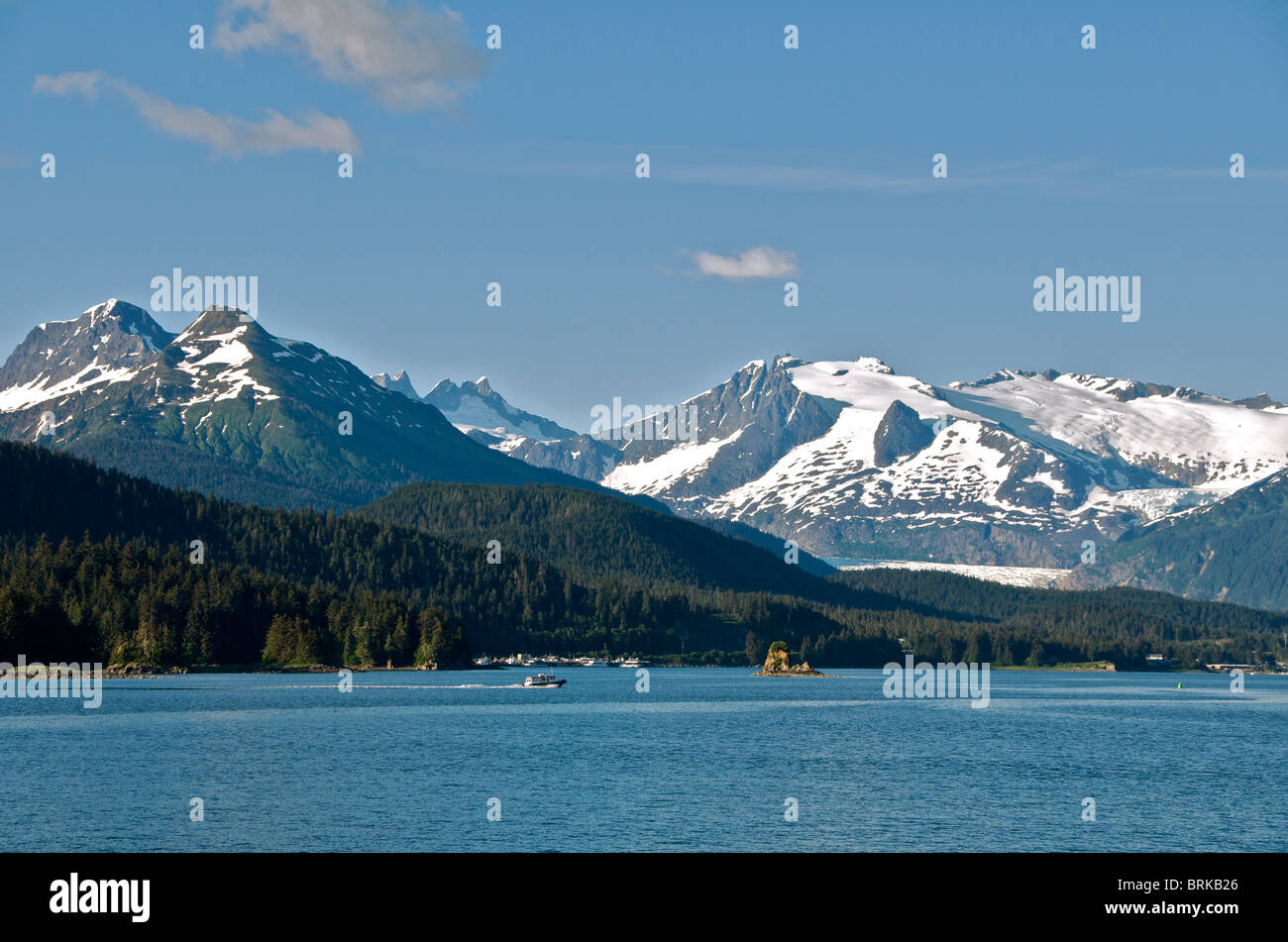 Auke Bay nei pressi di Juneau passaggio interno Alaska USA Foto Stock