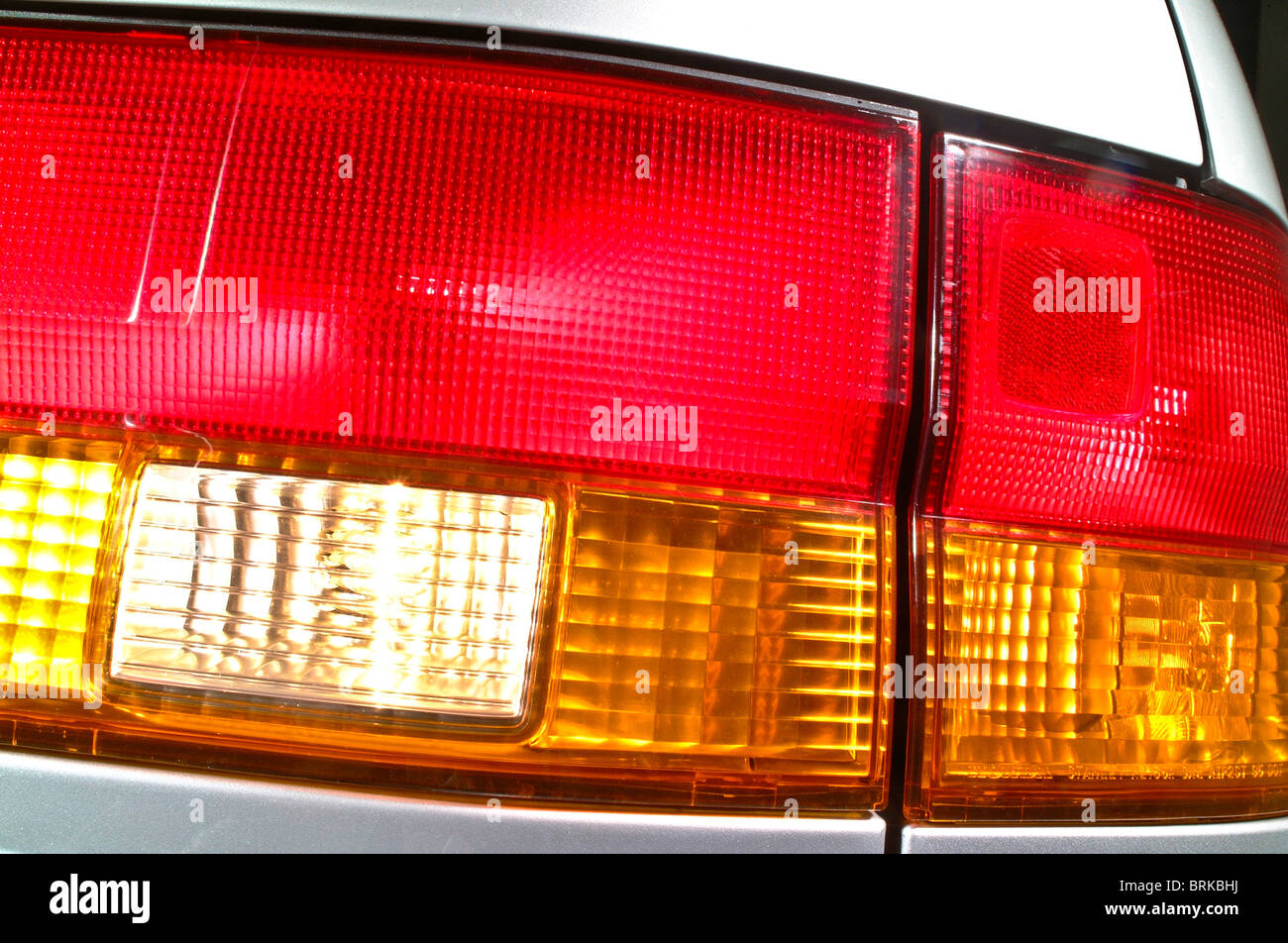 Close up dettaglio automobile indicatori di direzione. Foto Stock