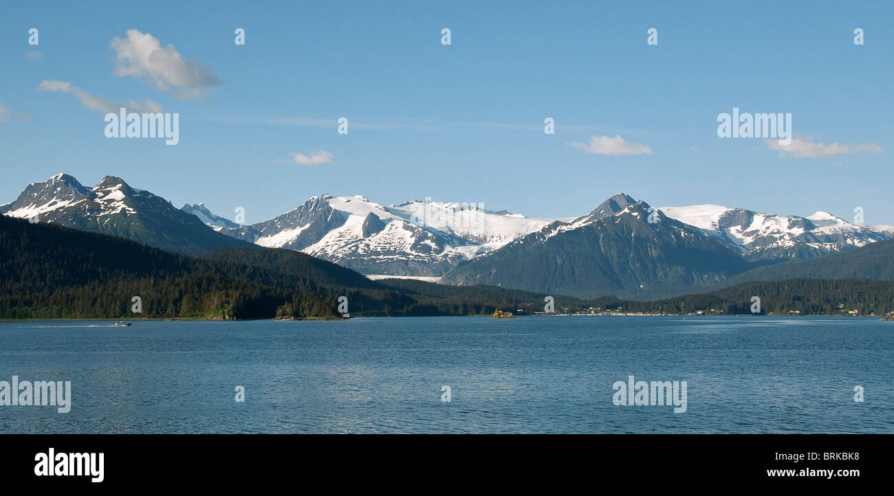 Auke Bay nei pressi di Juneau passaggio interno Alaska USA Foto Stock