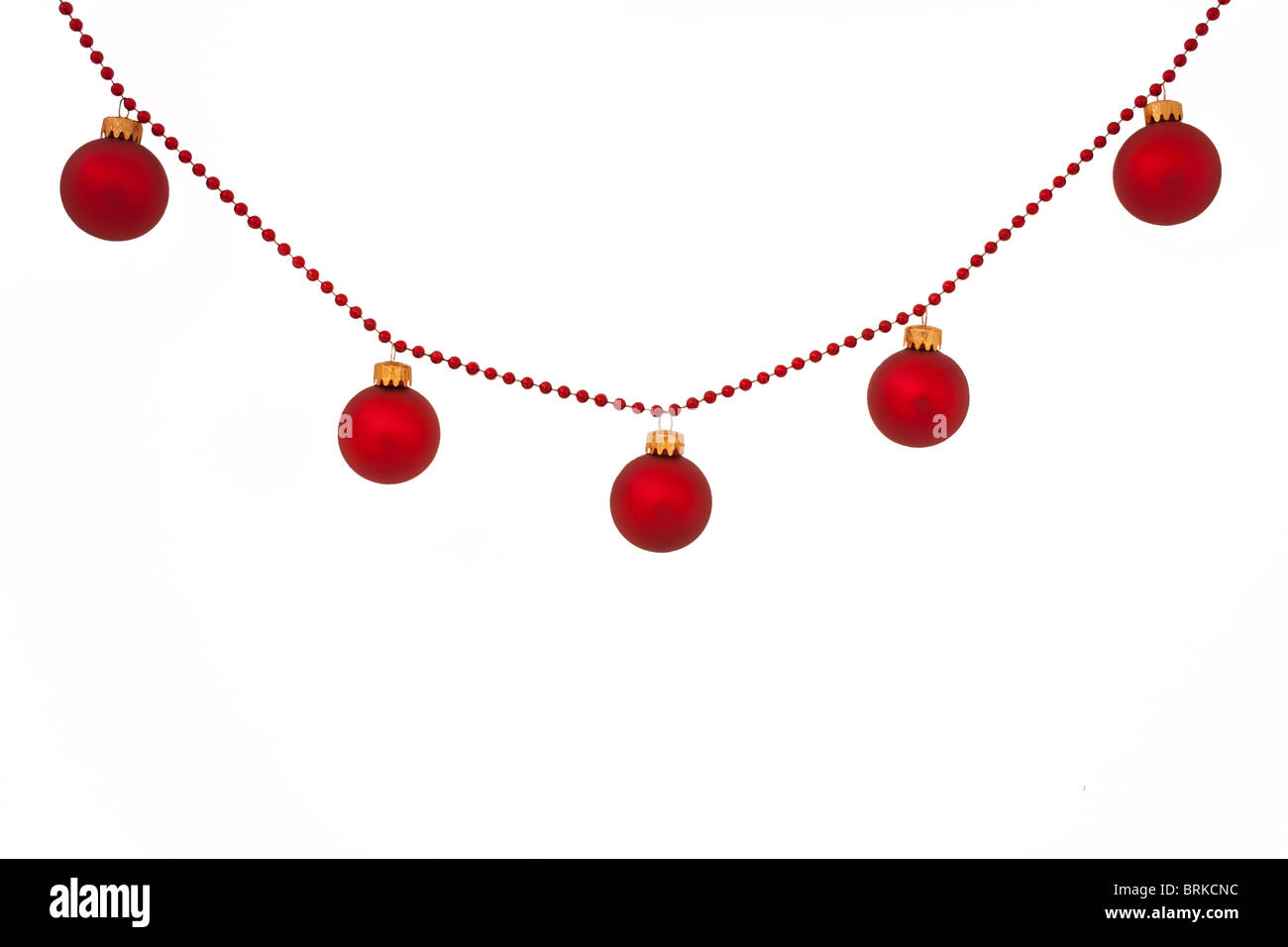 Le decorazioni di Natale. Foto Stock