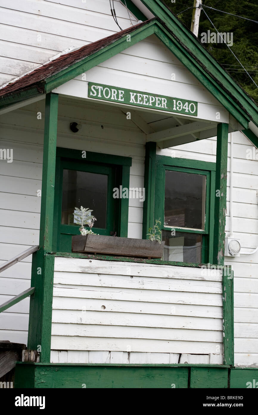 I custodi del negozio casa a nord del Pacifico Cannery Museo Porto Edward British Columbia Canada sept 2010 Foto Stock