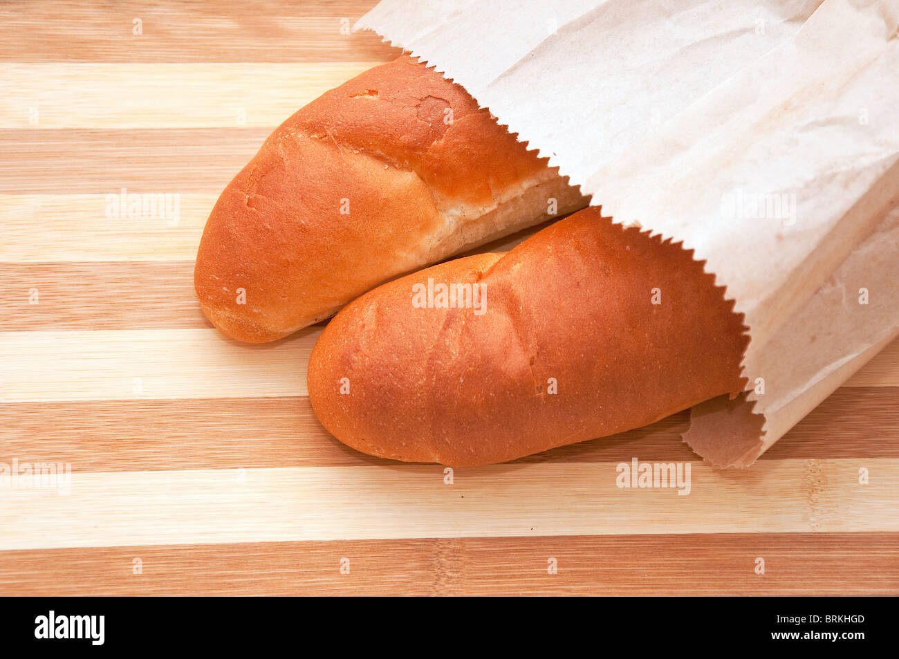 Pane bavarese, un prodotto da forno shot in studio Foto Stock