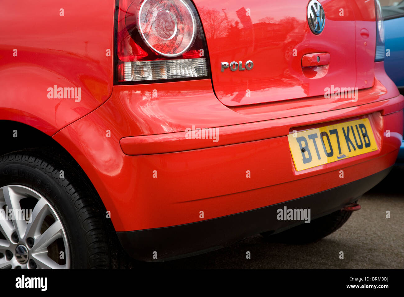 Vista ravvicinata della parte posteriore di una Volkswagen Polo auto Foto  stock - Alamy