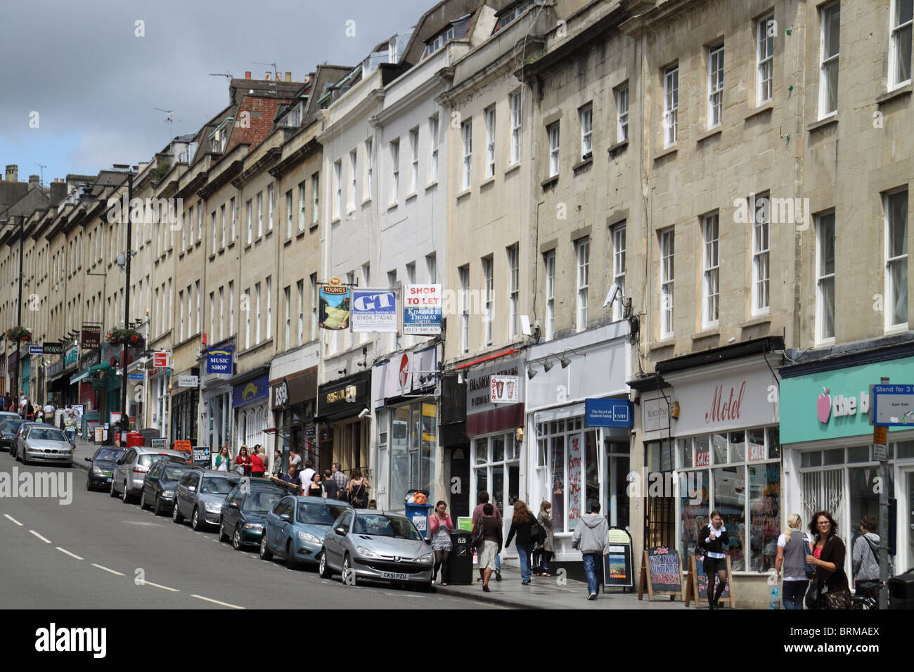 Park Street nella città di Bristol Foto Stock