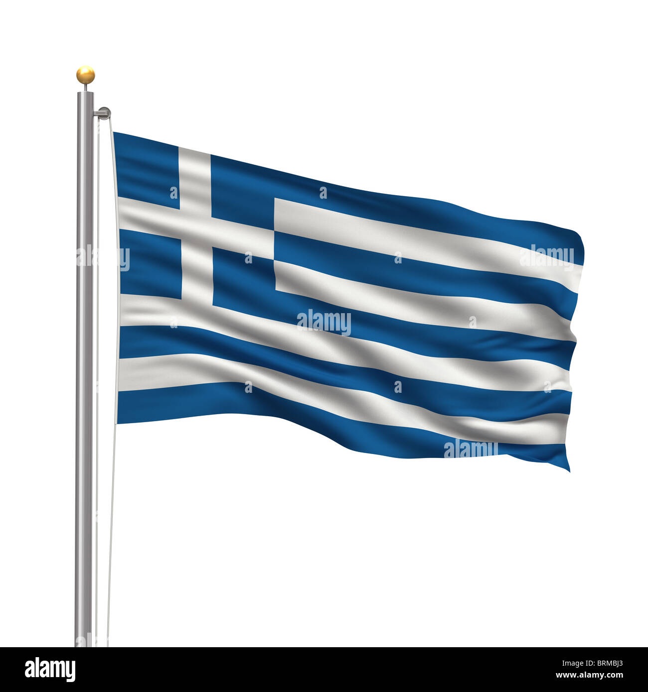 Bandiera della Grecia Foto Stock