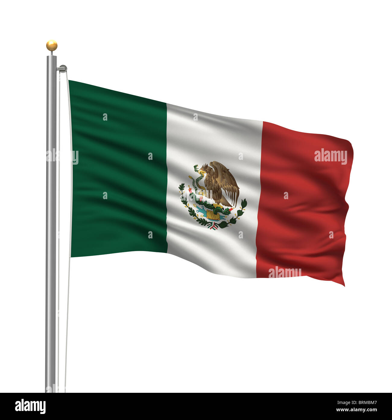 Bandiera del Messico Foto Stock