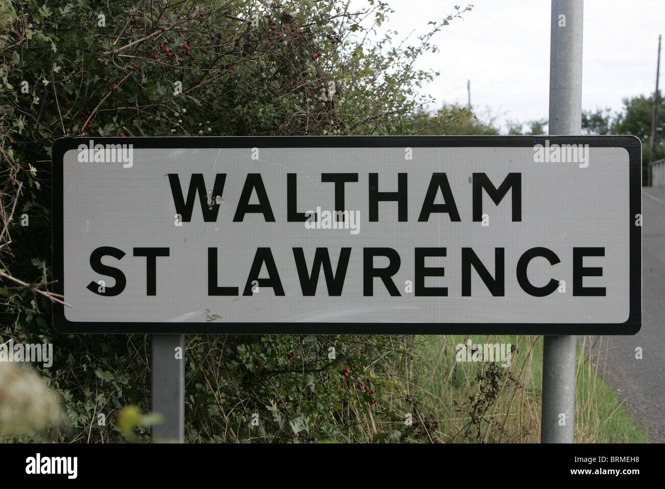 Il villaggio da cartolina di WALTHAM ST LAWRENCE IN BERKSHIRE Foto Stock