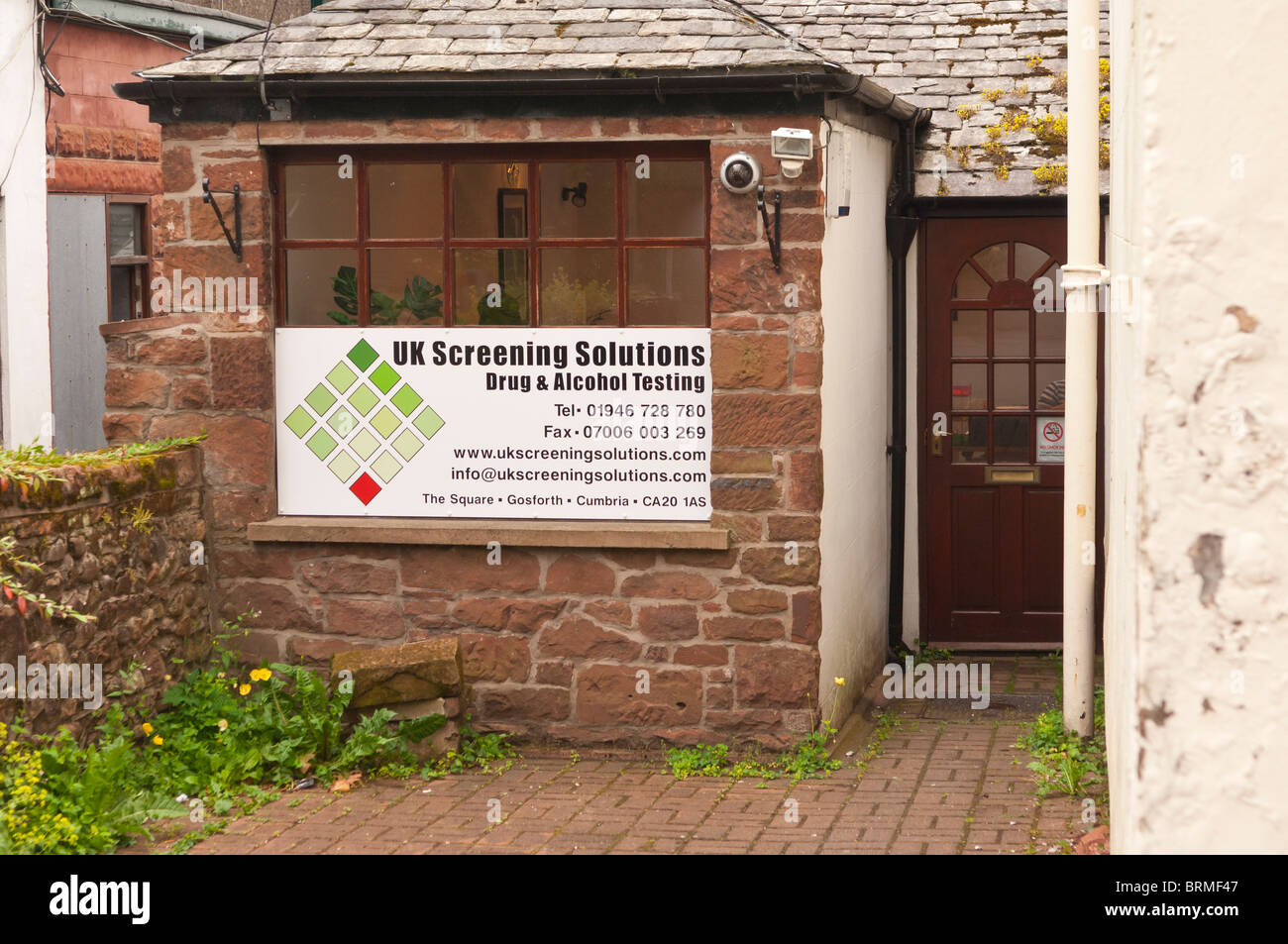 Il Regno Unito di Screening di Farmaci Soluzioni & Alcool test center di Southampton , Cumbria , in Inghilterra , Gran Bretagna , Regno Unito Foto Stock