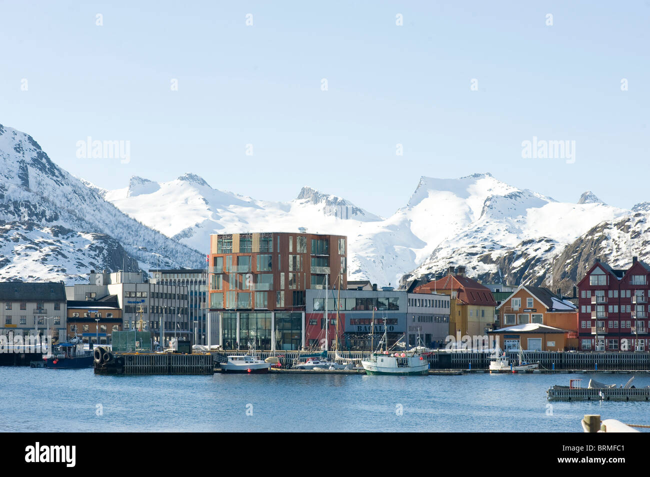 Svolvear, Lofoten, Norvegia Foto Stock