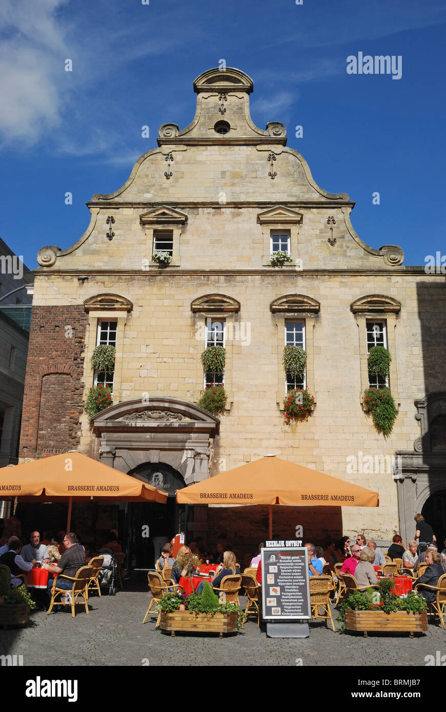 La Brasserie Ristorante Amadeus, Maastricht, Limburgo, Paesi Bassi. Foto Stock