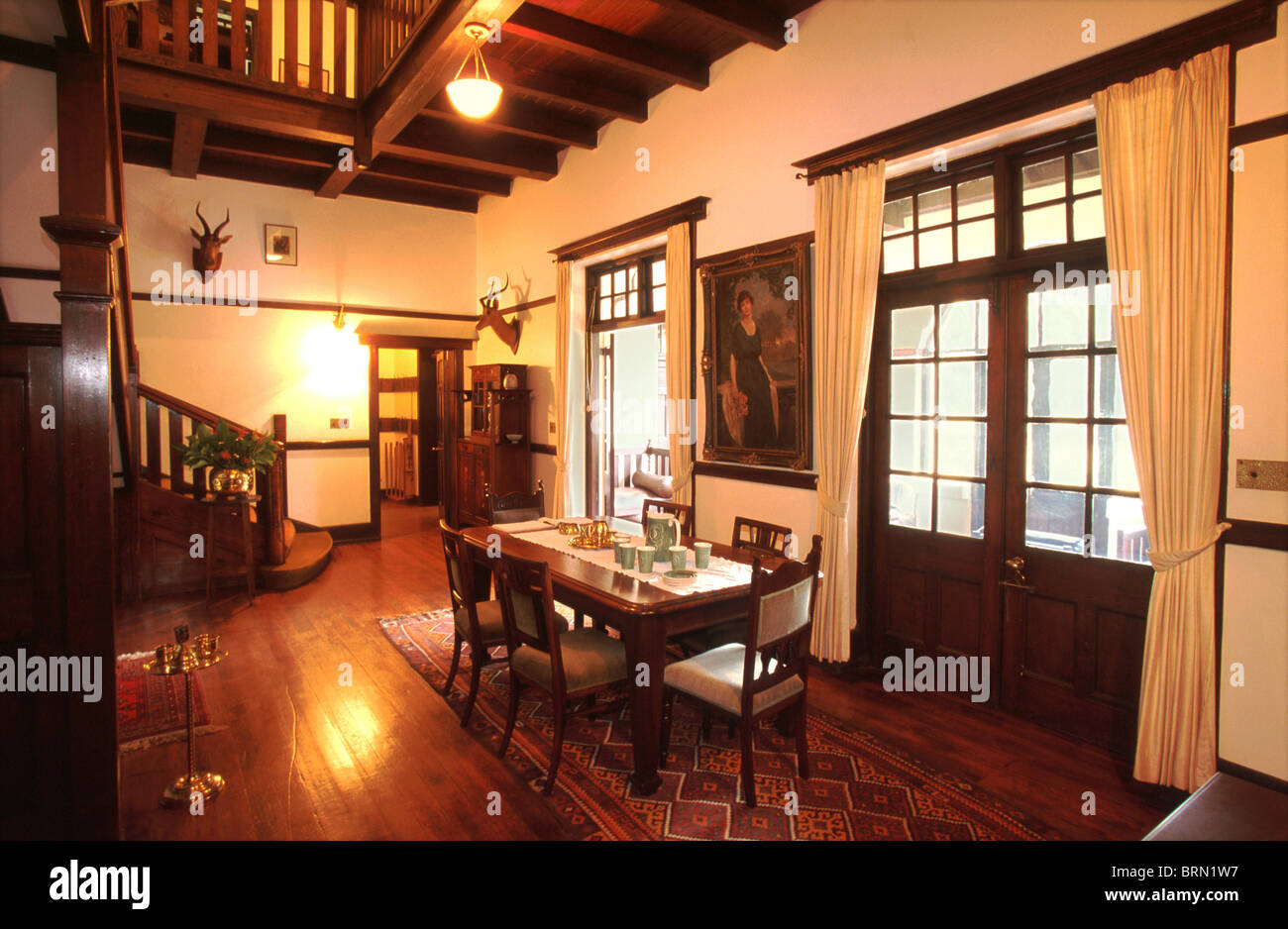Una vista interna nel Allanglade casa di riposo dei pellegrini Foto Stock
