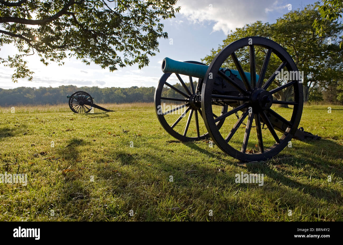 Manassas Guerra civile americana Battlefield, Manassas Virginia. Foto Stock