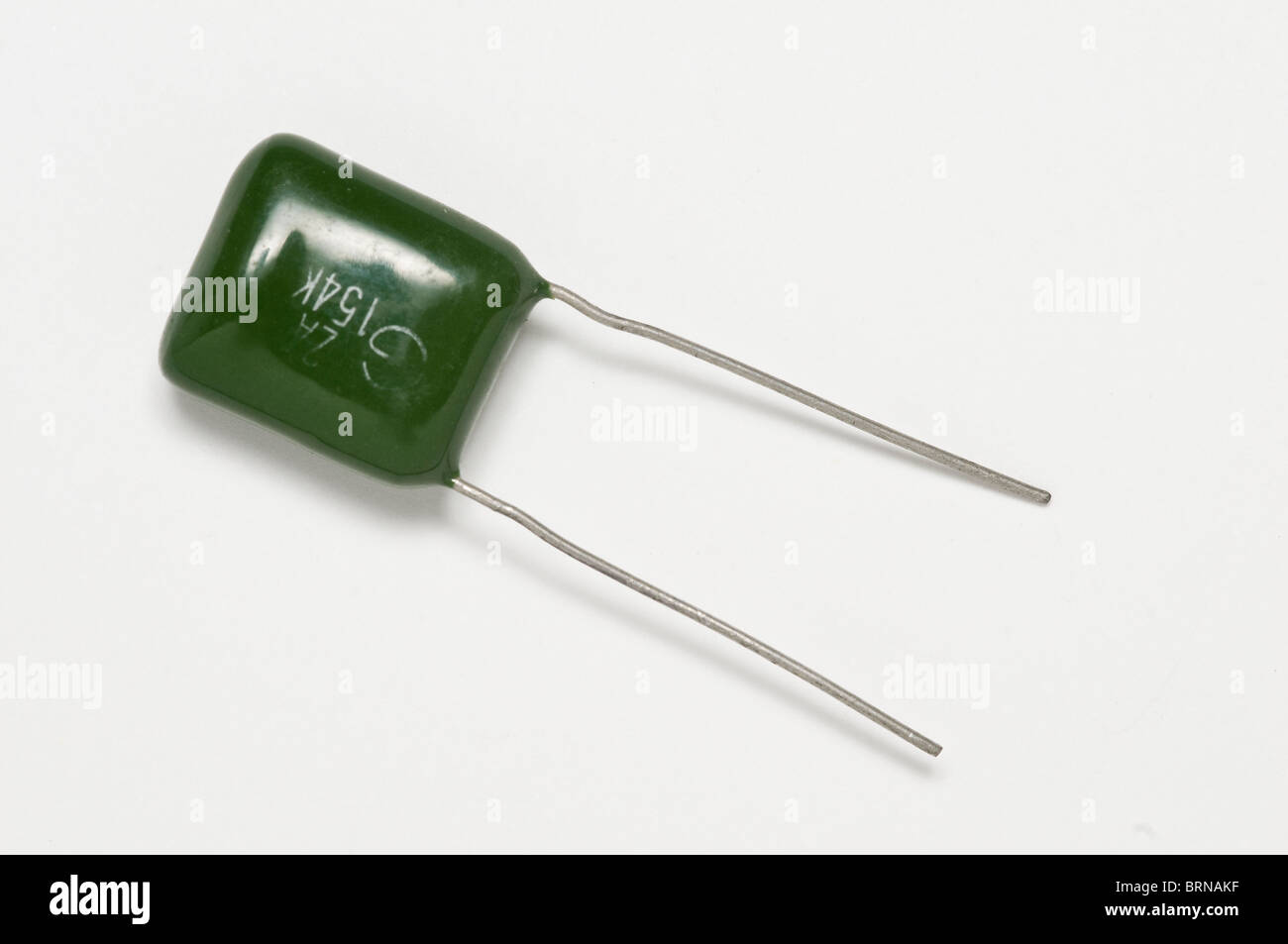 Un condensatore elettronico Foto Stock