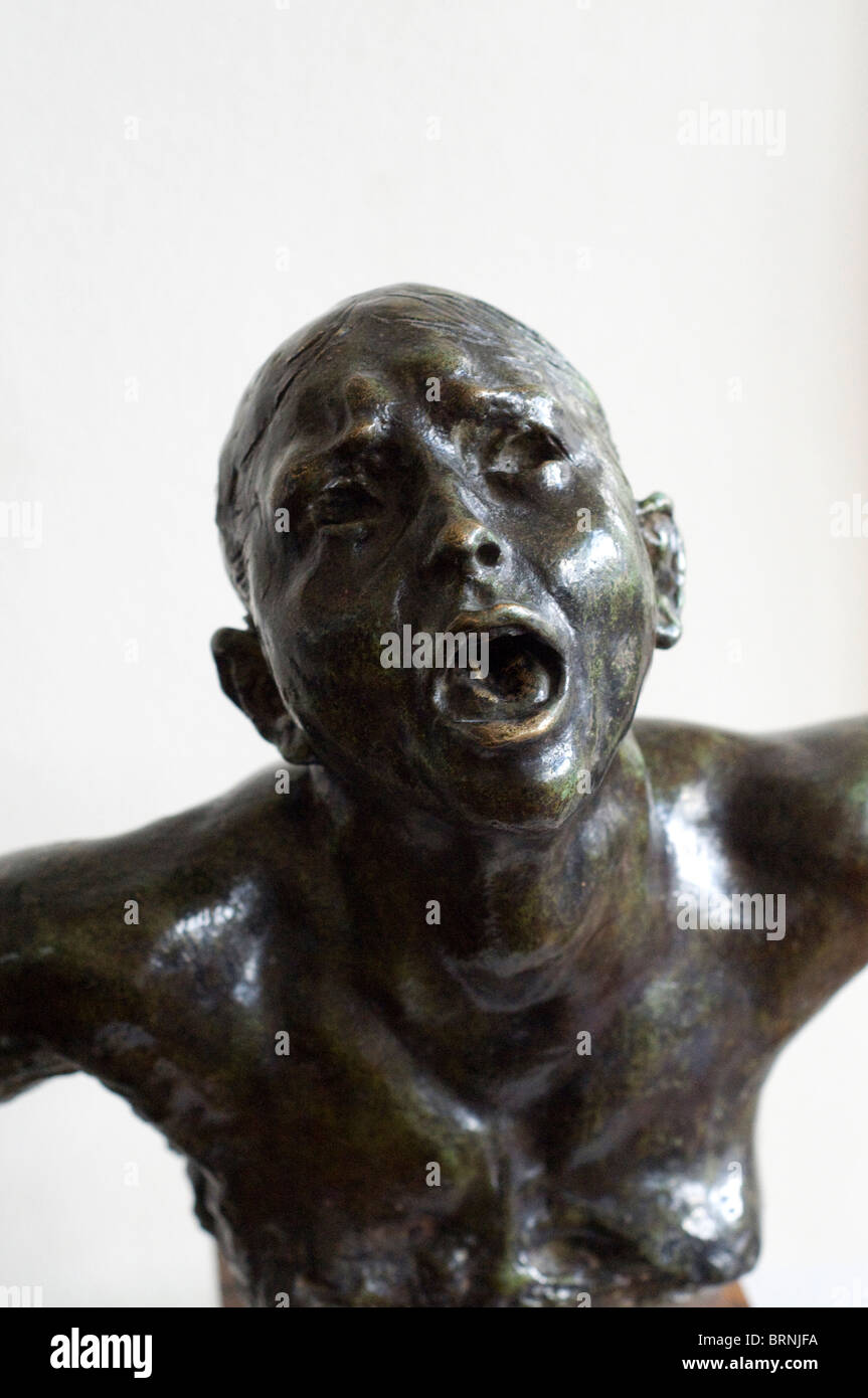 Auguste Rodin Le cri 1886 Bronzo Museo Rodin - Parigi Foto Stock