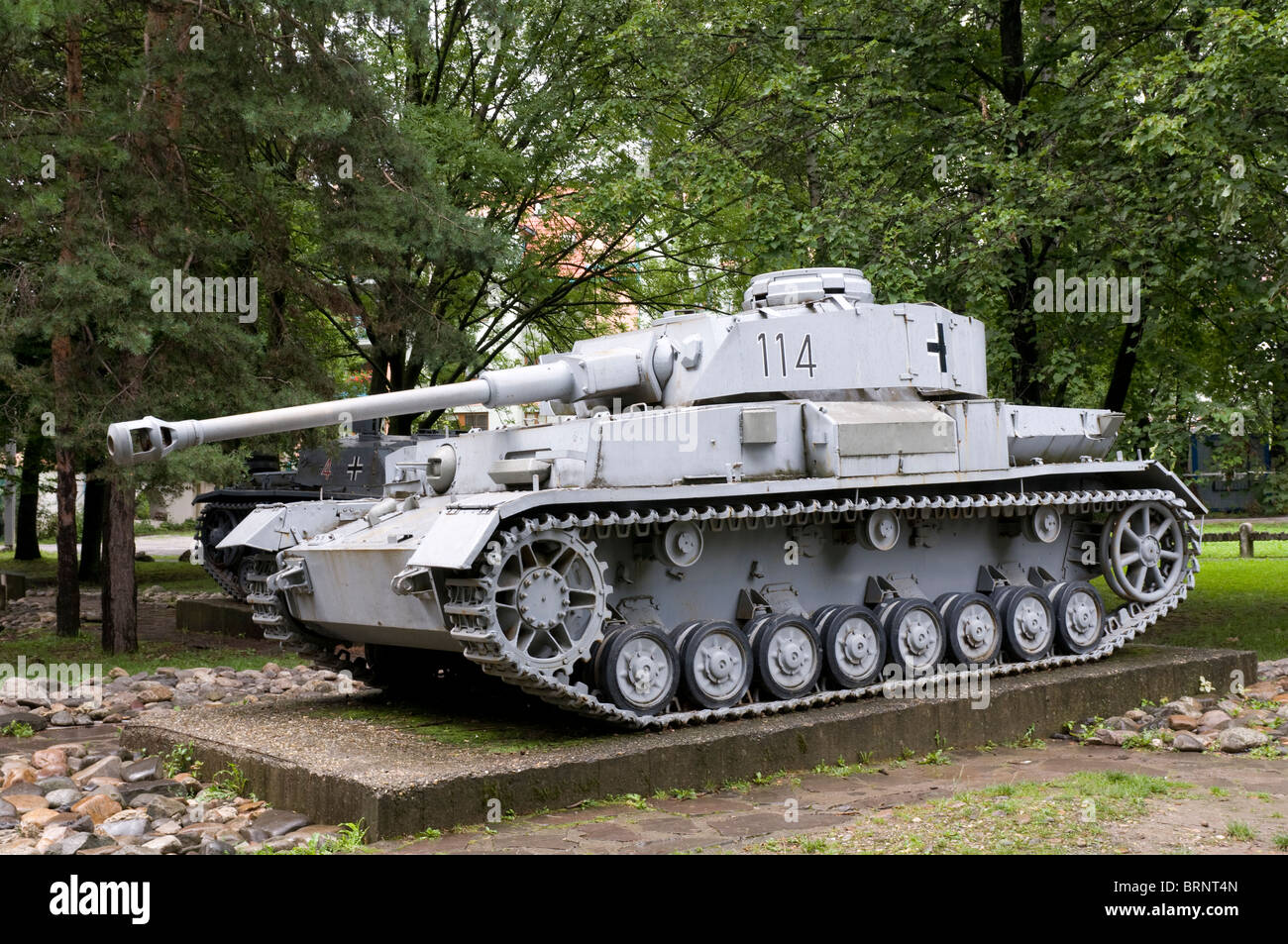 Serbatoio, Museo della Rivolta Nazionale Slovacca, Banská Bystrica, Slovacchia Foto Stock