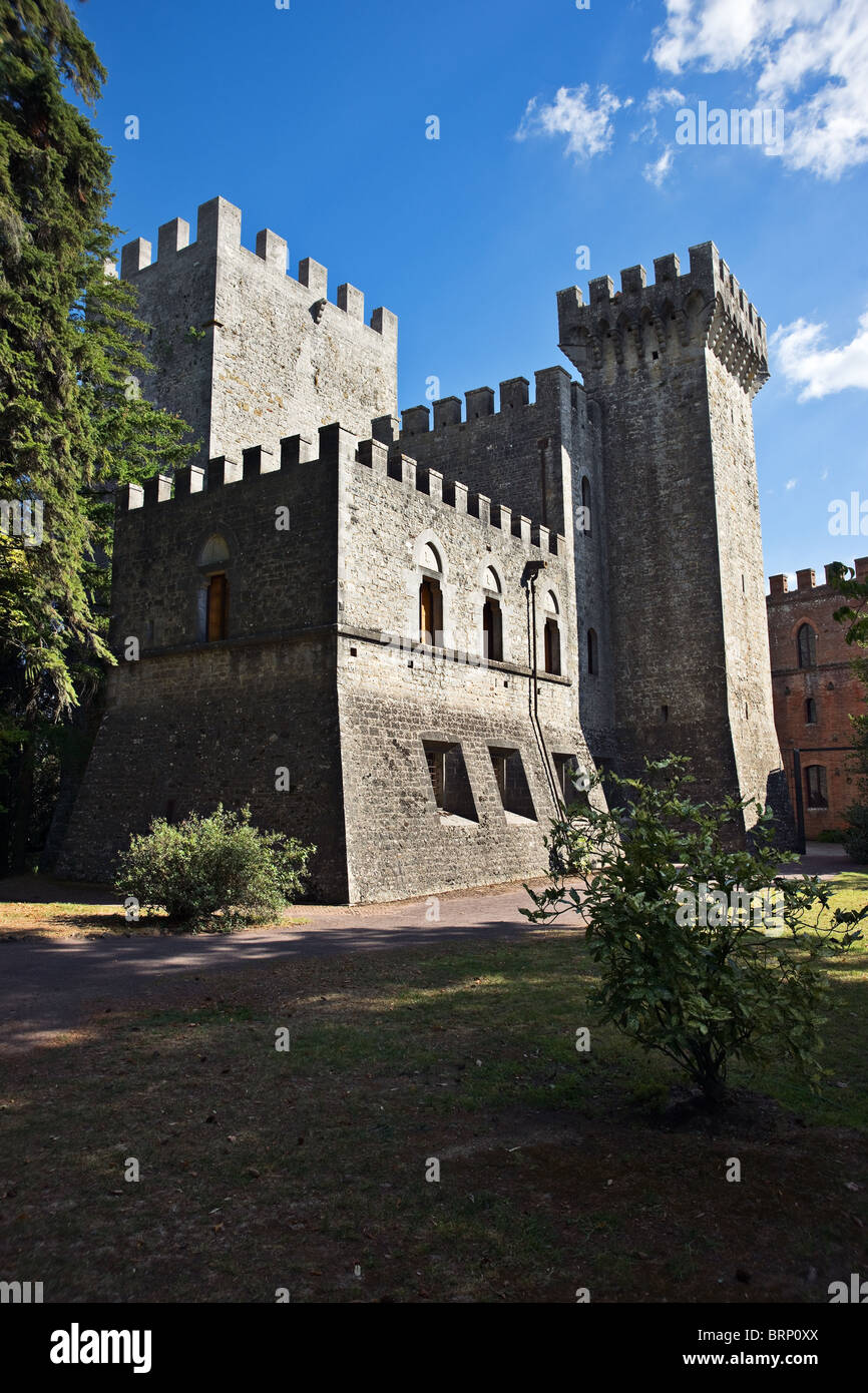 Castello di Brolio, Toscana, Italia Foto Stock