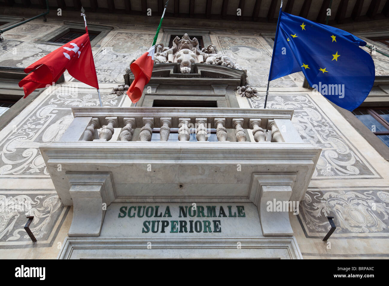 Il Palazzo della Carovana edificio della Scuola Normale Superiore di Pisa in Piazza dei Cavalieri, Pisa, Italia Foto Stock