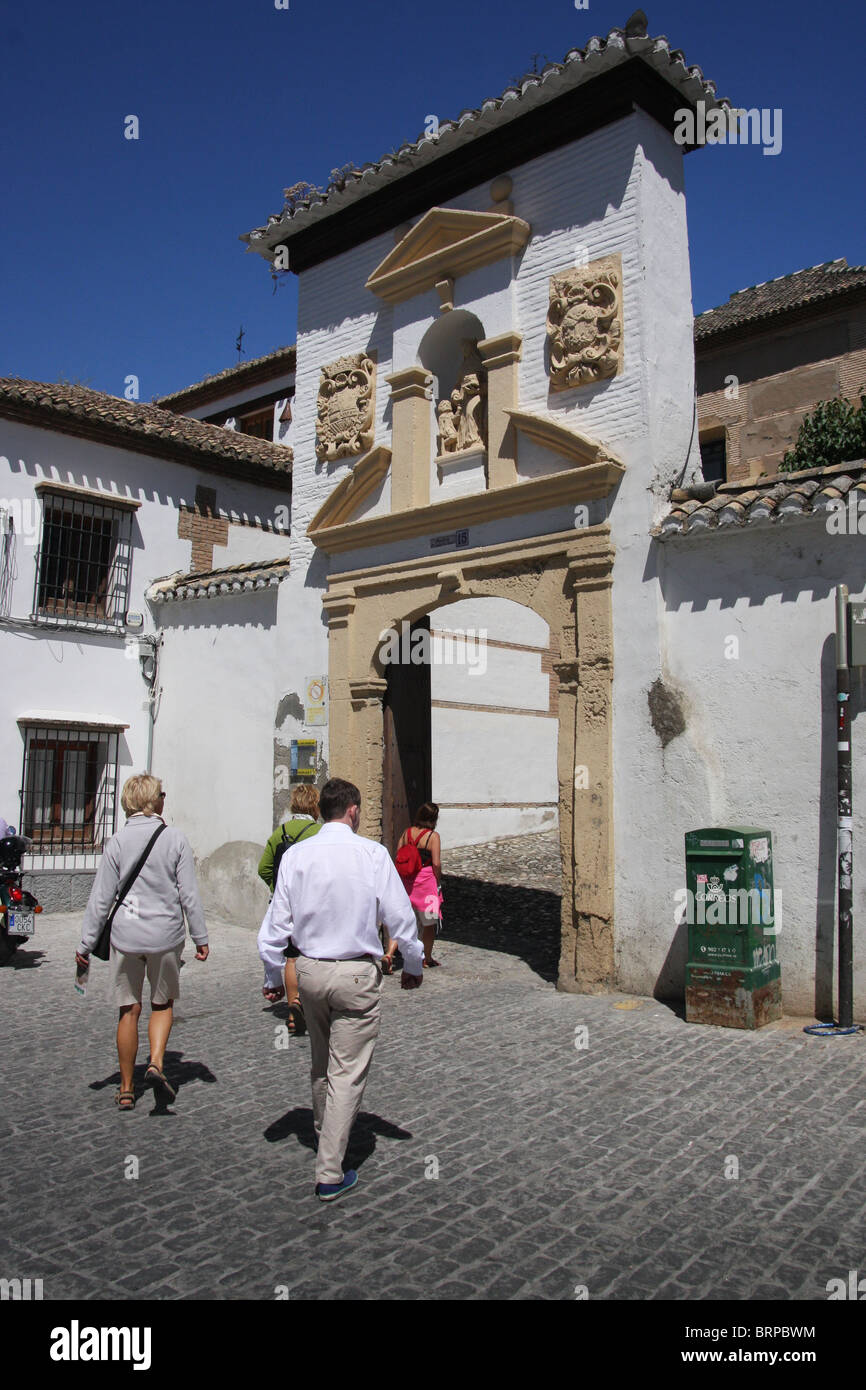 La Chiesa locale a Granada, Spagna Foto Stock