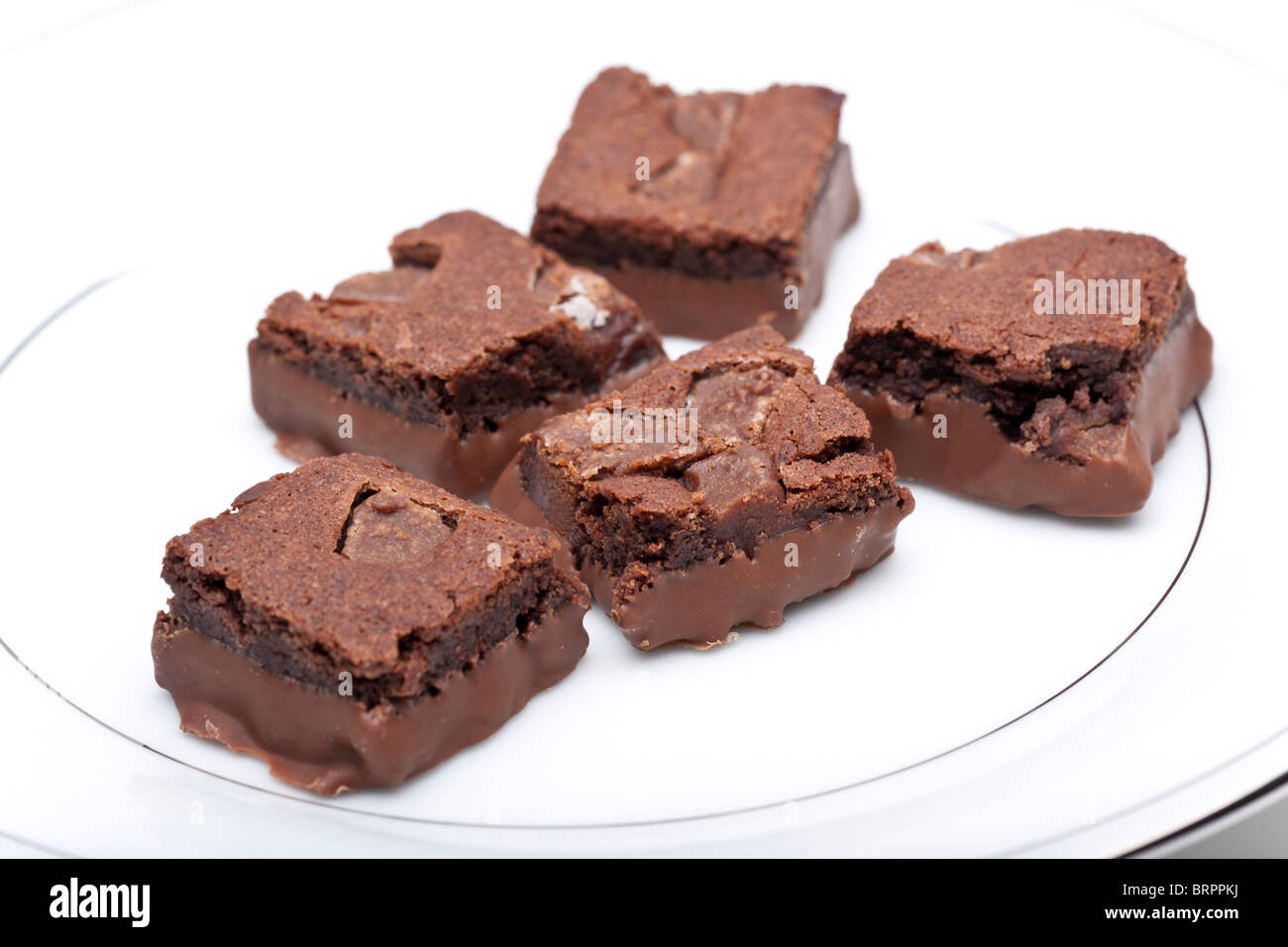 Brownie al cioccolato Foto Stock