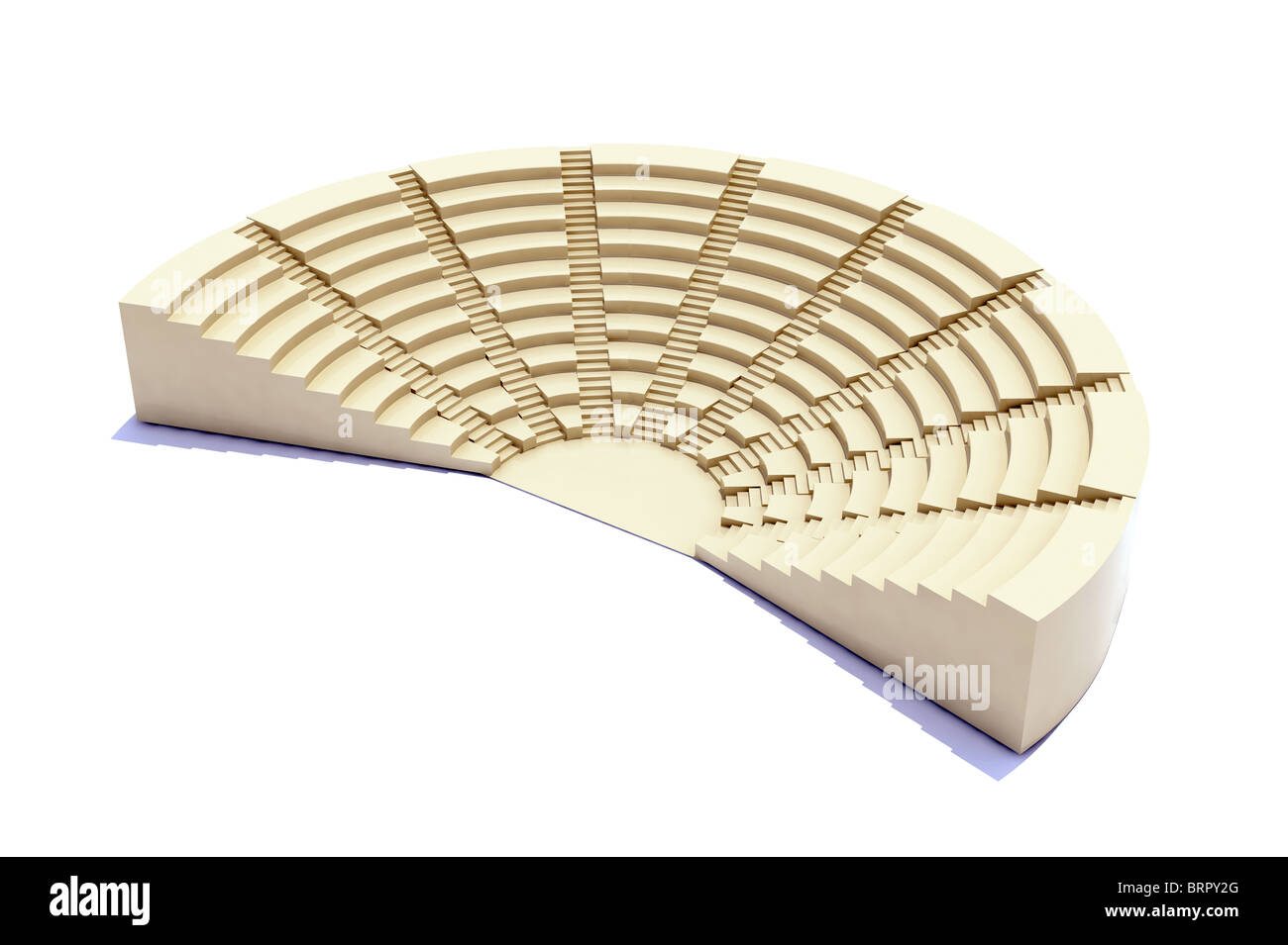 3d il parlamento, volo di passi, il sedile e la fase Foto Stock