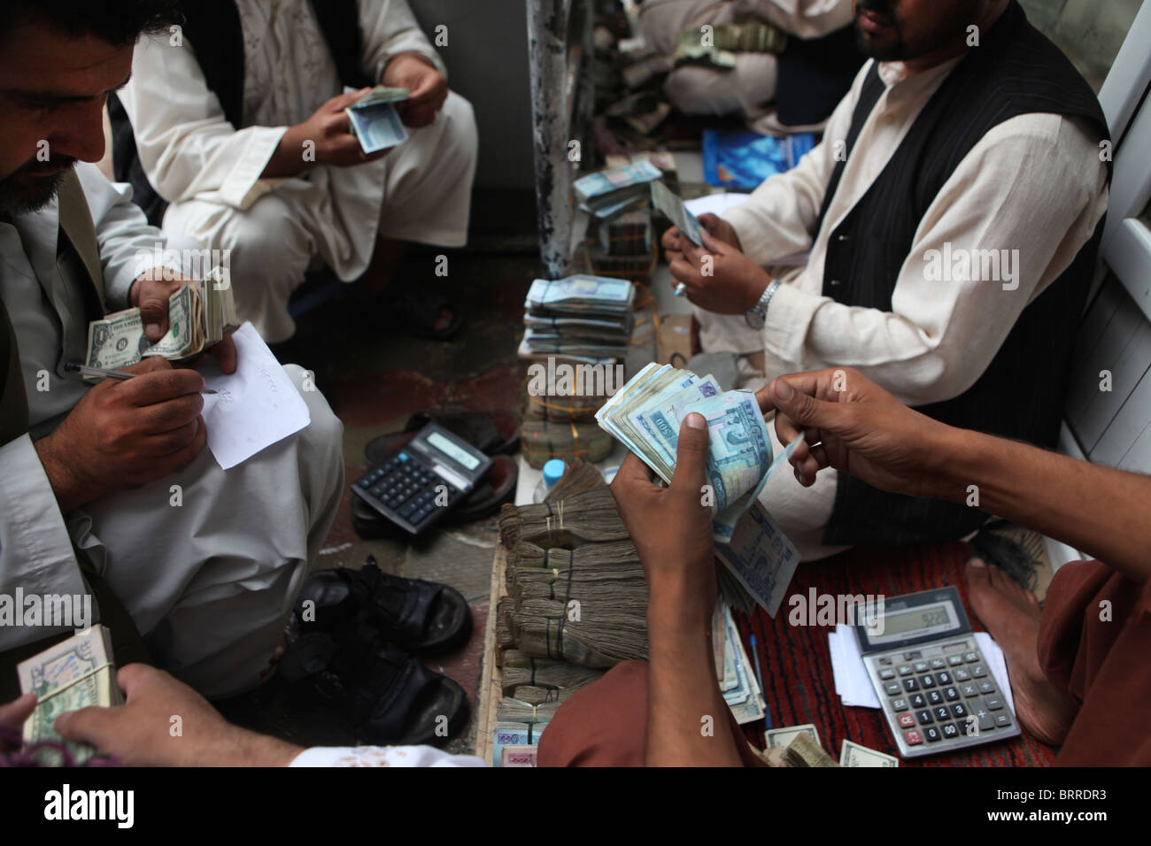 Mercato di scambio a Kabul Foto Stock