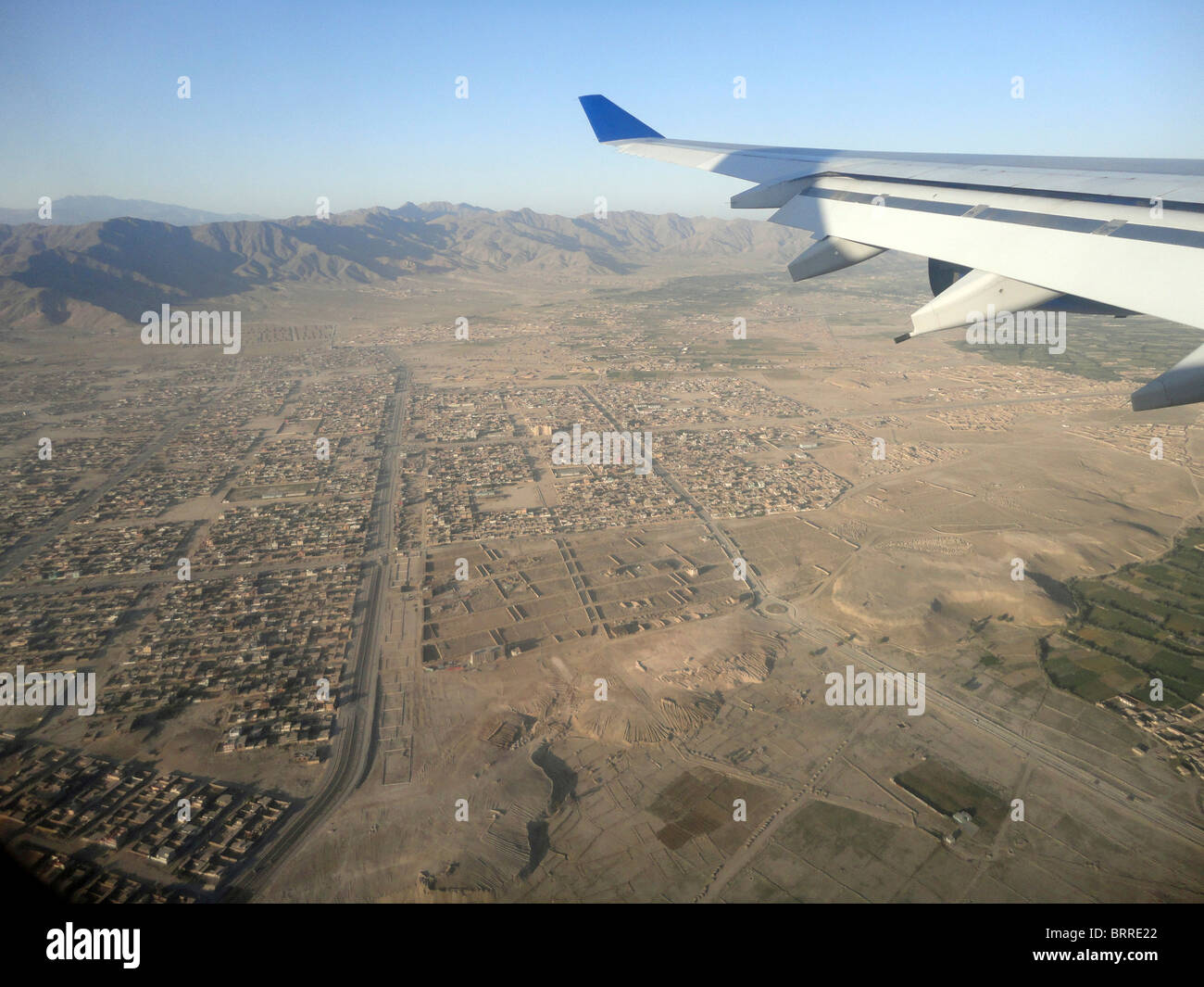 Volare su Afghanistan Foto Stock