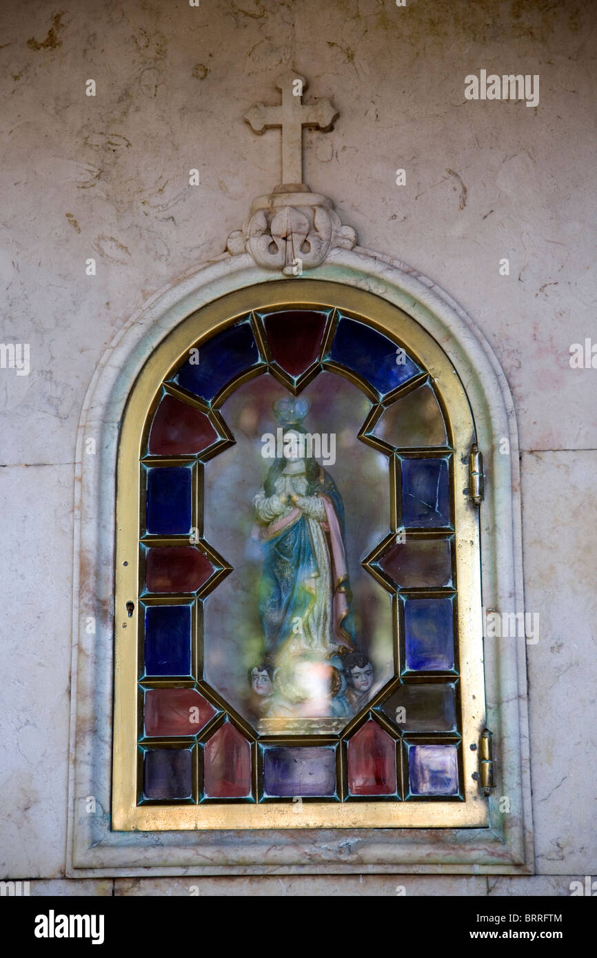 Vergine Maria Santuario a Largo Da Fonte - Monte - Madera Foto Stock