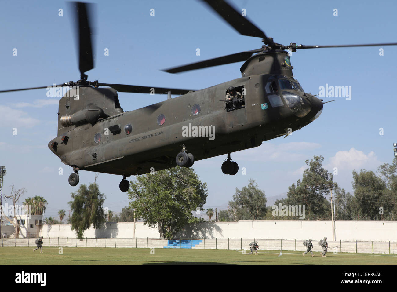 Noi elicottero Chinook in Afghanistan Foto Stock