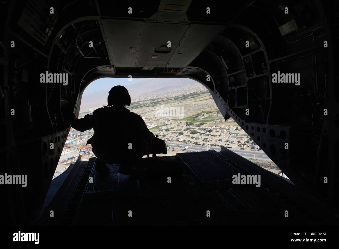 Noi elicottero Chinook in Afghanistan Foto Stock