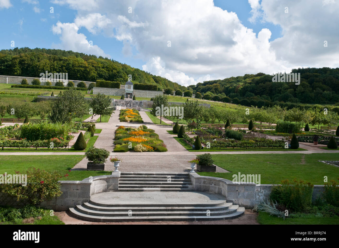 Saint Georges de Boscherville Abbey Foto Stock