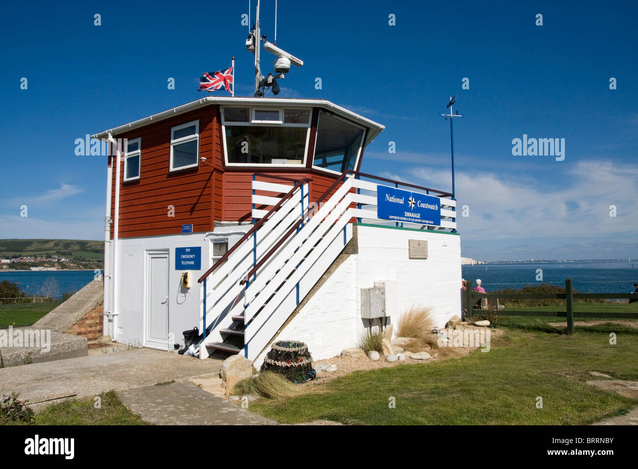 Costa nazionale guarda vicina, Swanage, Dorset, Regno Unito Foto Stock