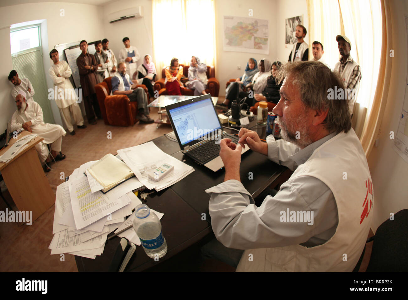 Il team MSF in Afghanistan Foto Stock