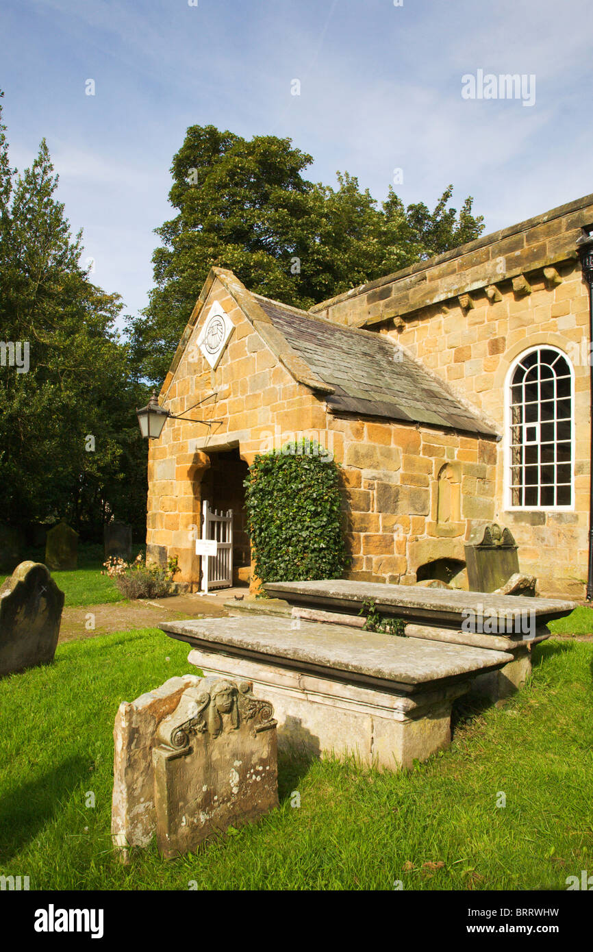 Chiesa di tutti i Santi grande Ayton North Yorkshire, Inghilterra Foto Stock