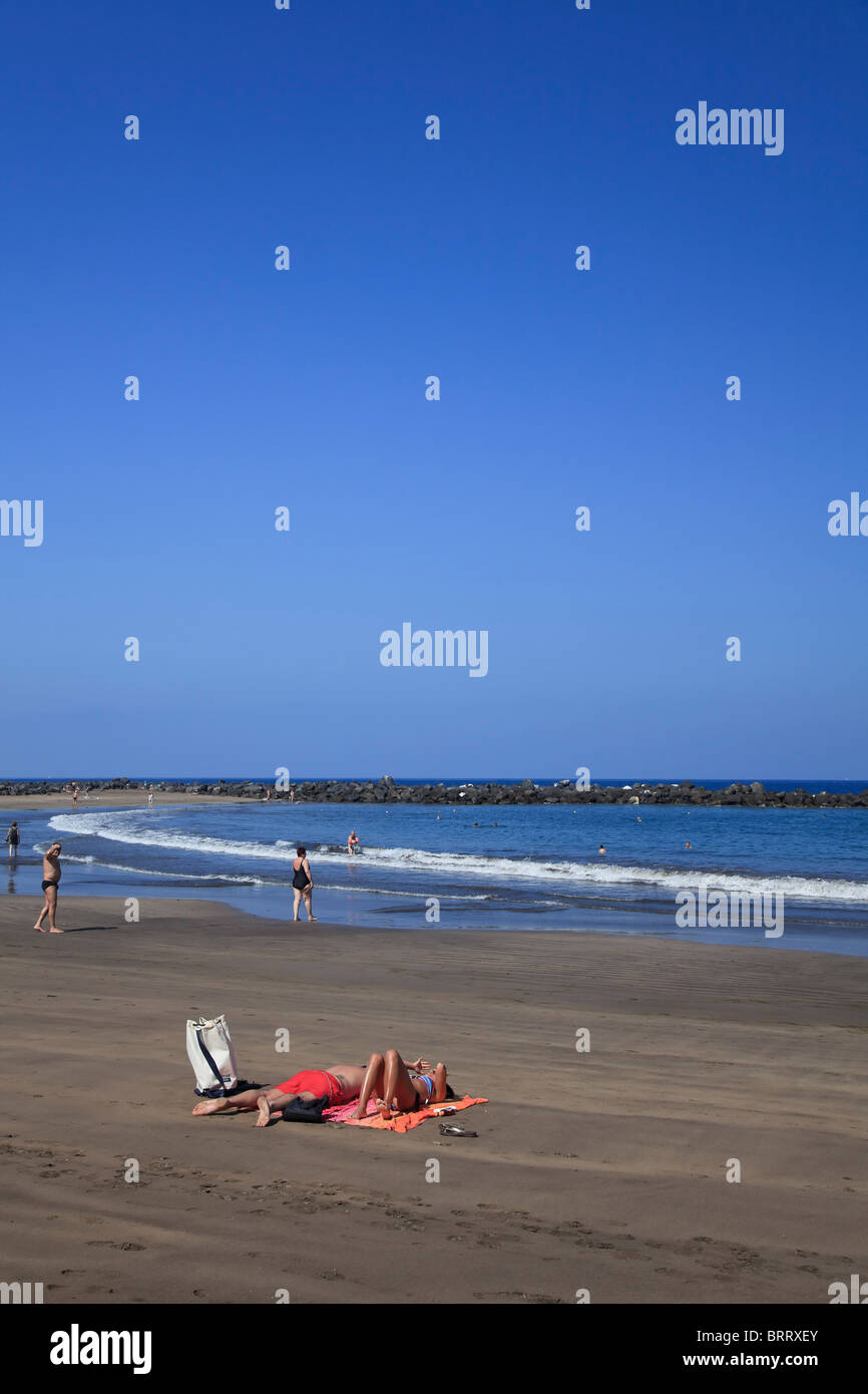 Isole Canarie, Tenerife Playa de las Americas Foto Stock