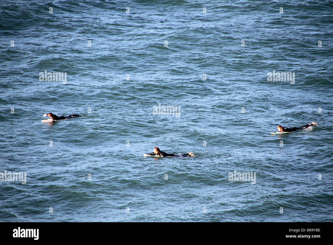 Navigare off il Cornish Coast Foto Stock