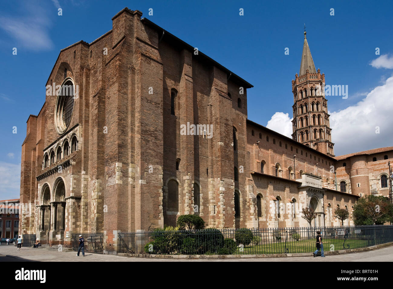 Basilica di Saint Sernin, Toulouse, Pyrenees-Midi, Francia Foto Stock