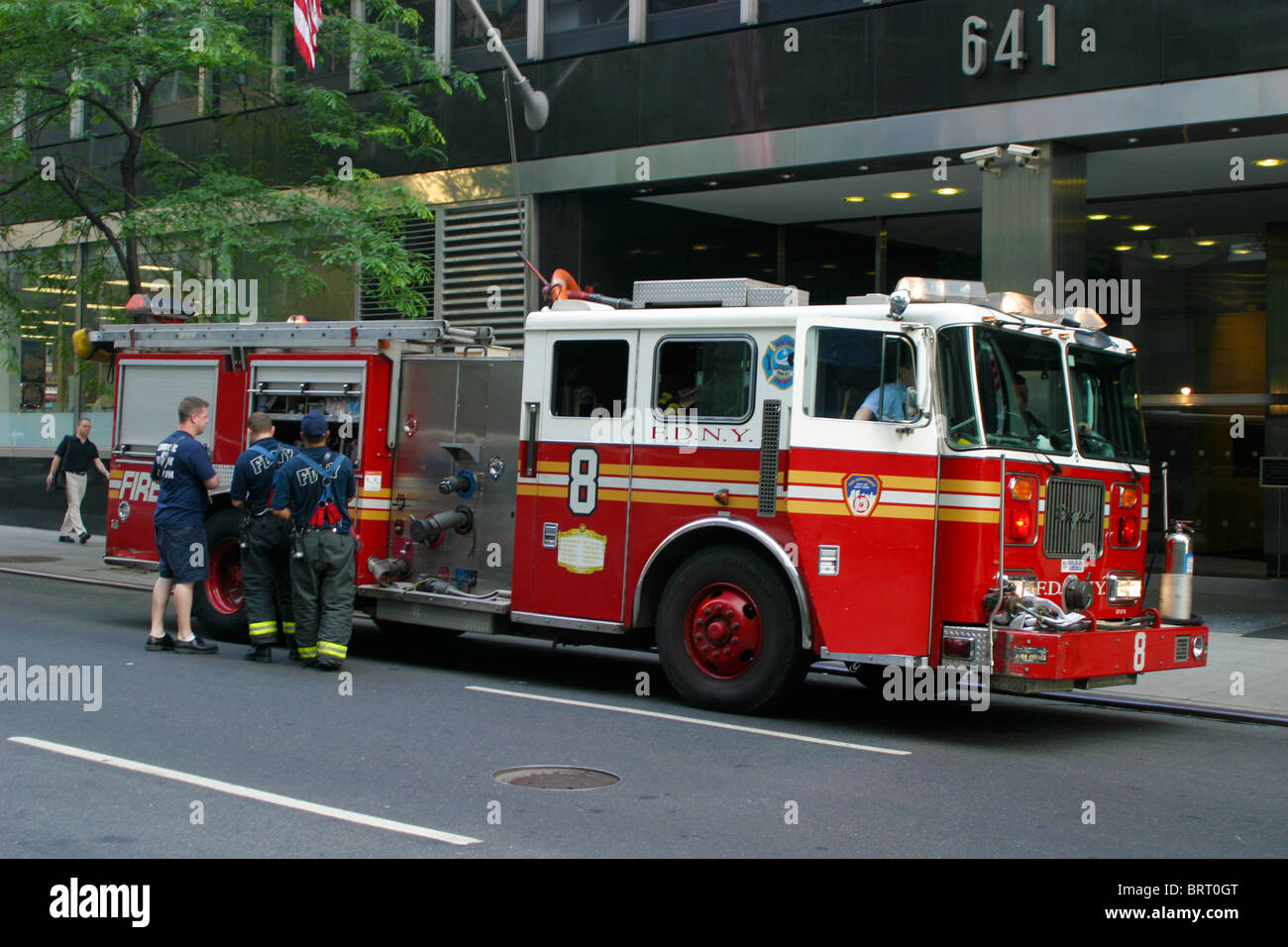 FDNY Manhhaten New York City Foto Stock