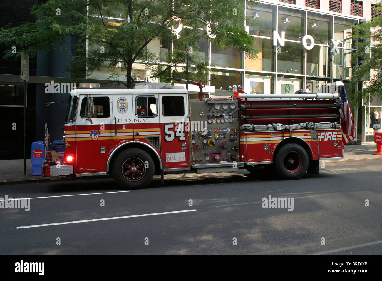 Motore 54 FDNY Foto Stock