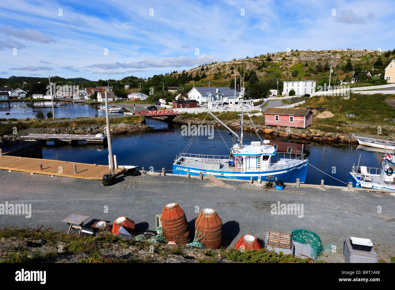 Stagno di Porto, Brigus, Terranova, Canada Foto Stock