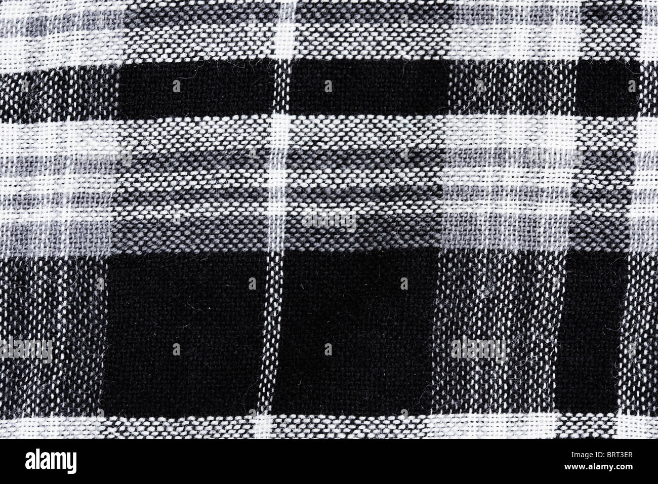 Bianco e nero materiale controllato sullo sfondo Foto Stock