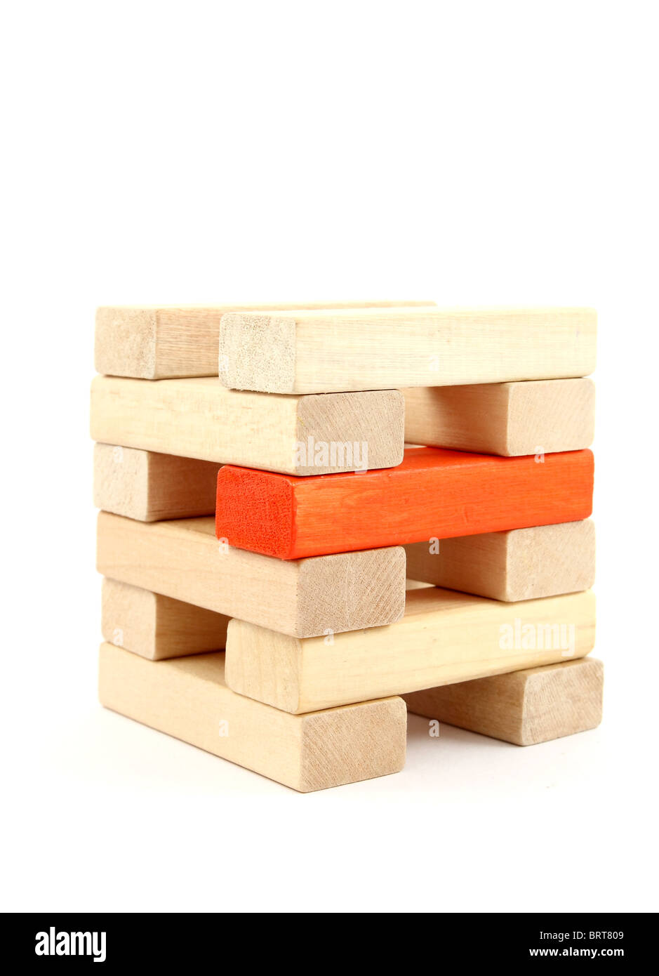 Giocattolo blocchi in legno Foto Stock