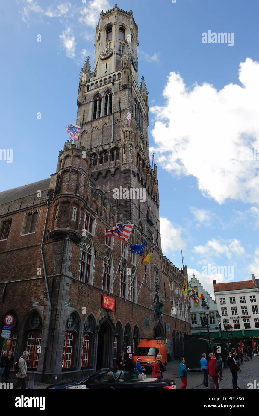 La città di Bruges scene Foto Stock