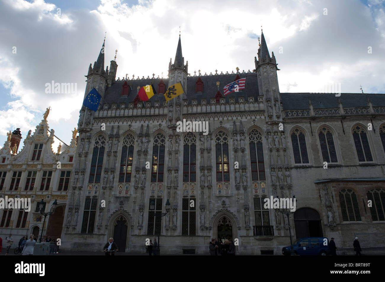 La città di Bruges scene Foto Stock