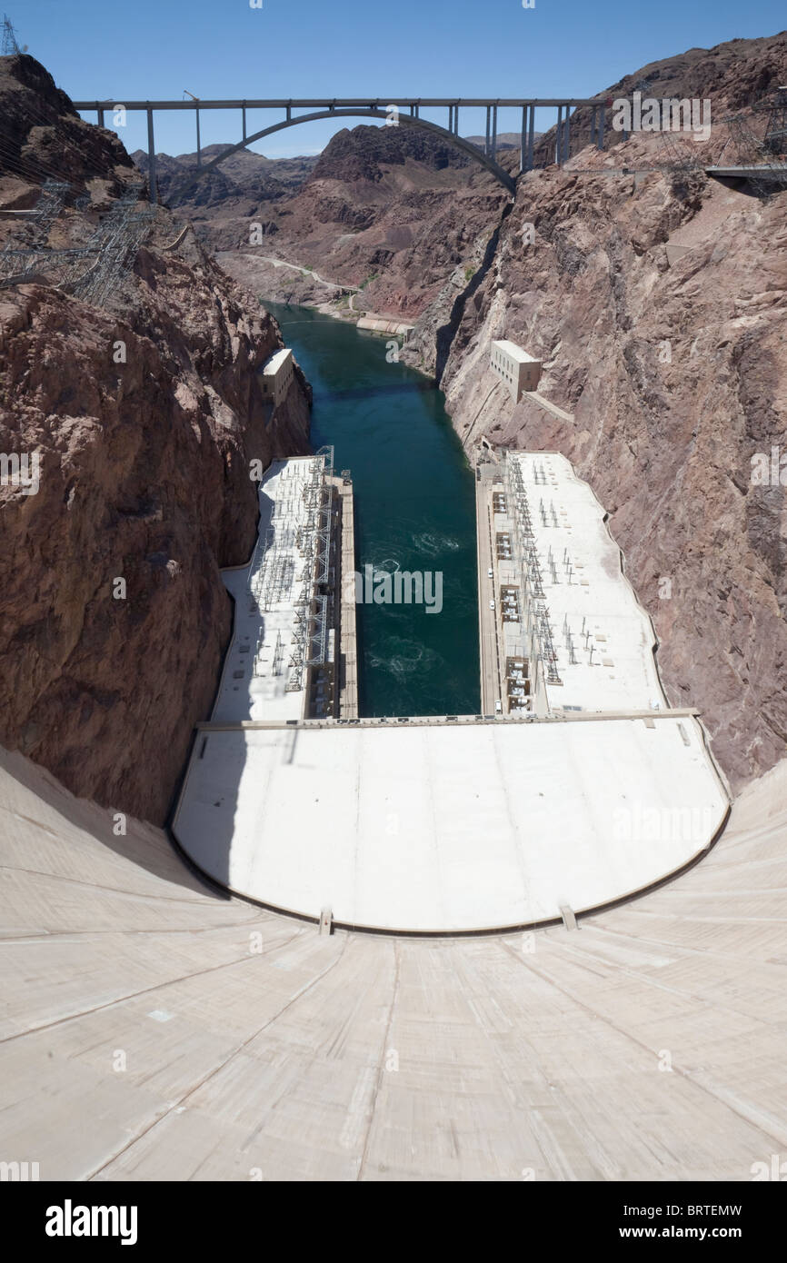 Hoover Dam Bridge Foto Stock