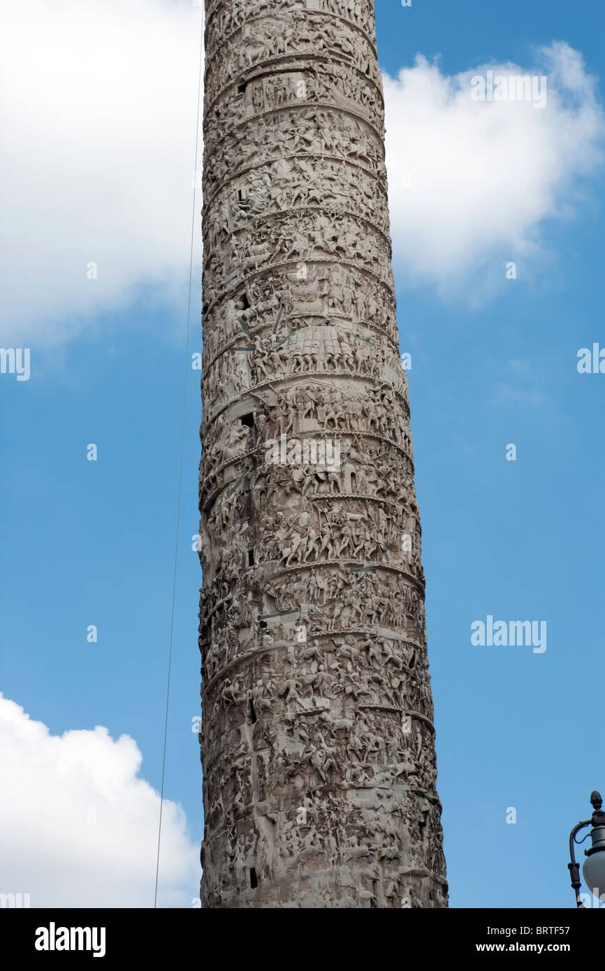 Colonna storico monumento romano Roma Italia città Foto Stock