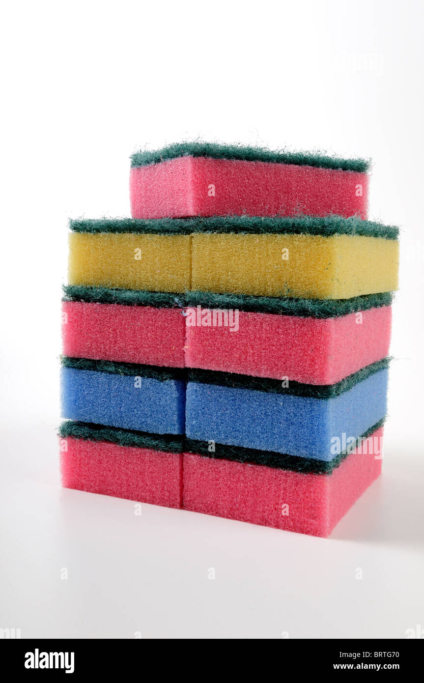 Pulizia della spugna . Foto Stock