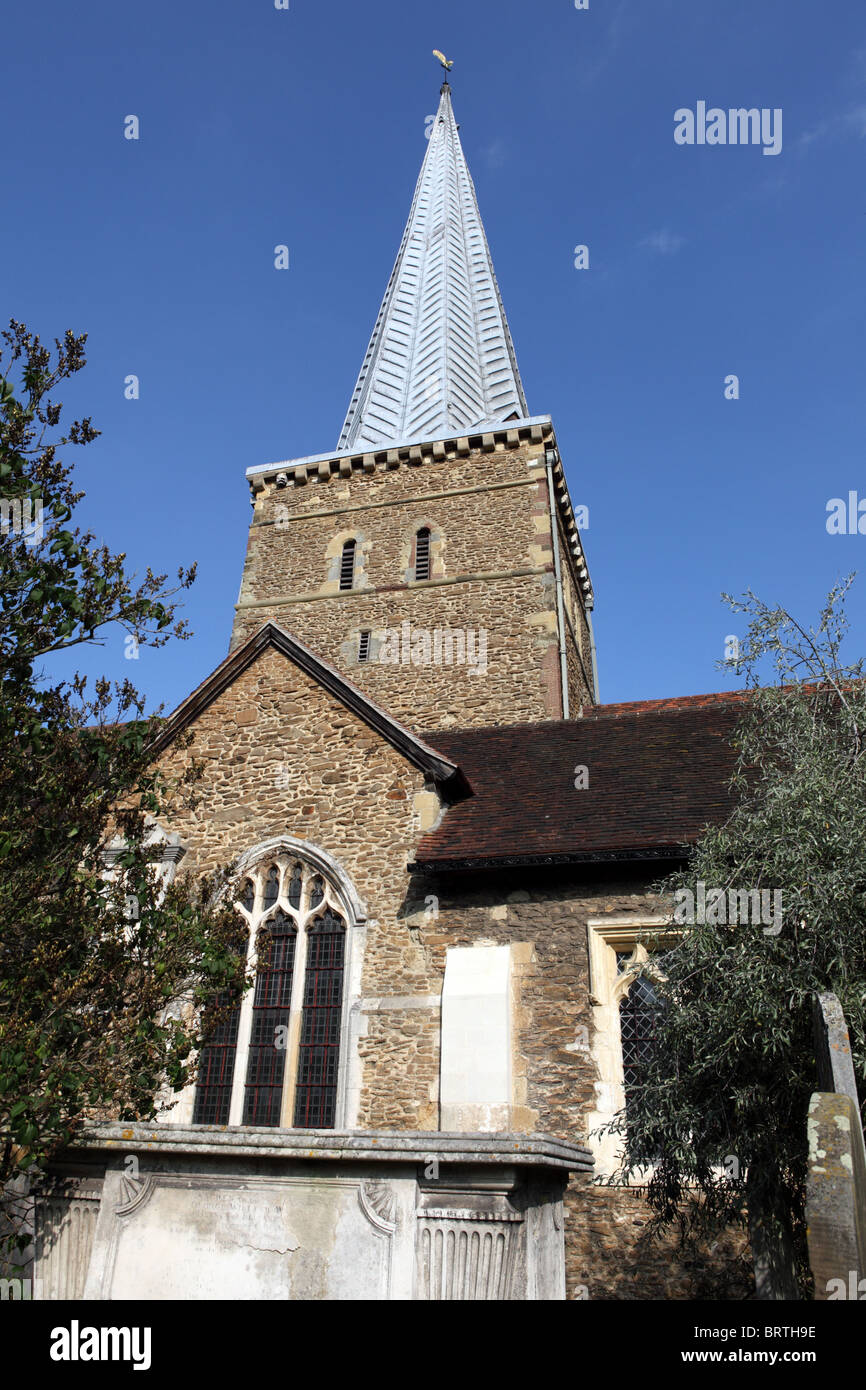 La chiesa di San Pietro e di san Paolo, Church Street, Godalming, Surrey, Regno Unito Foto Stock